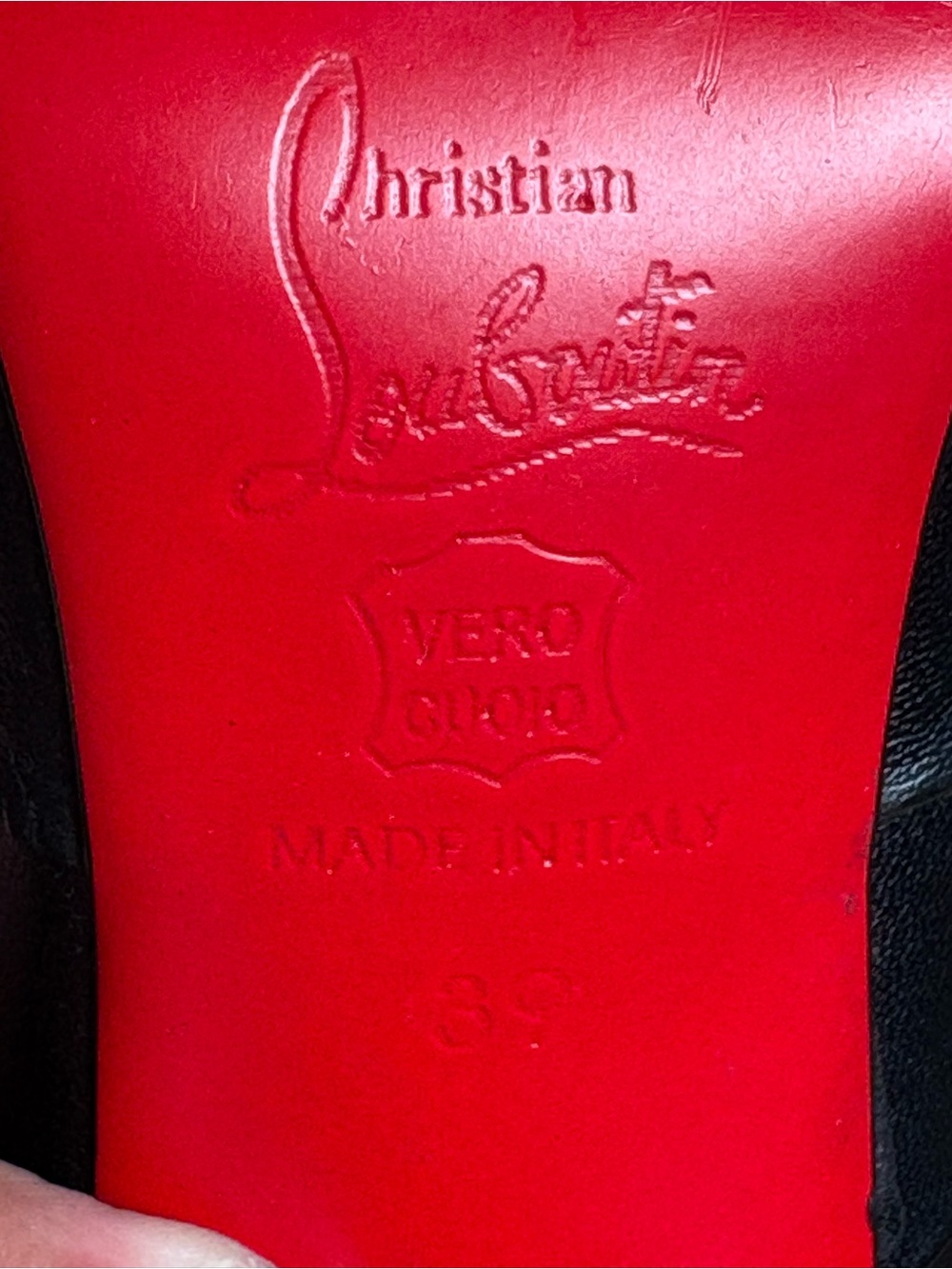 Christian Louboutin Black Boot Heels
Size 8.5/39 - Picture 12 of 16